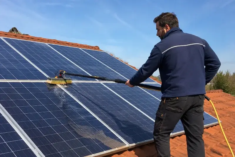 Nettoyage et entretien de panneaux solaires à Saint-Boès